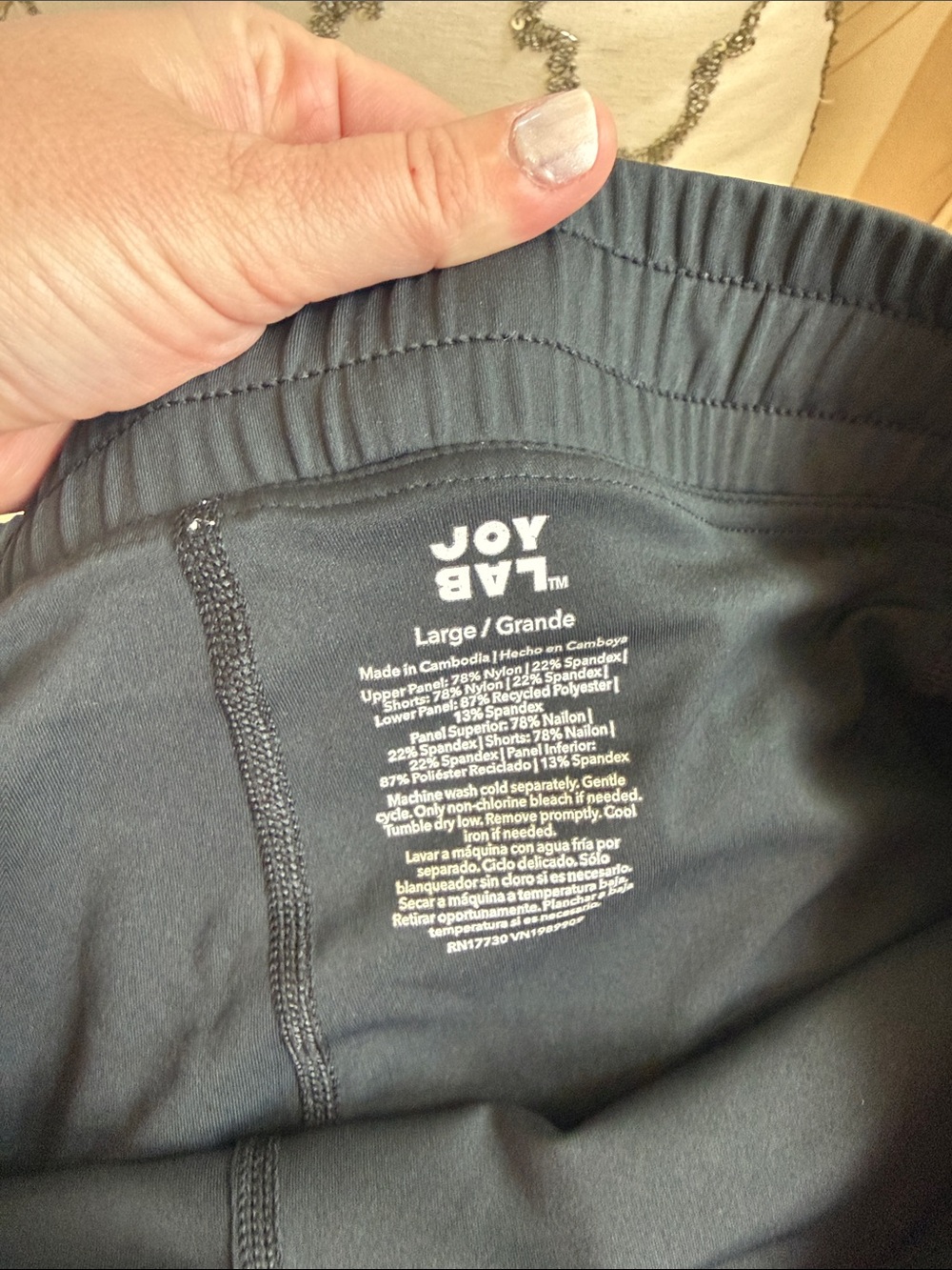JoyLab Women's Athletic Skirt Trio - Black, Cream, Pink - Picture 5 of 8